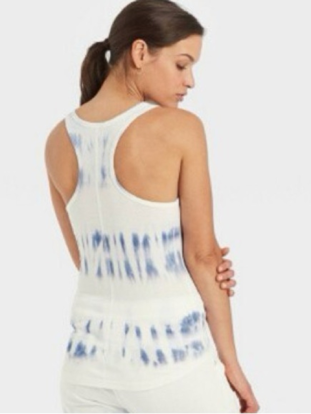 Universal thread tie dye racerback tank top
